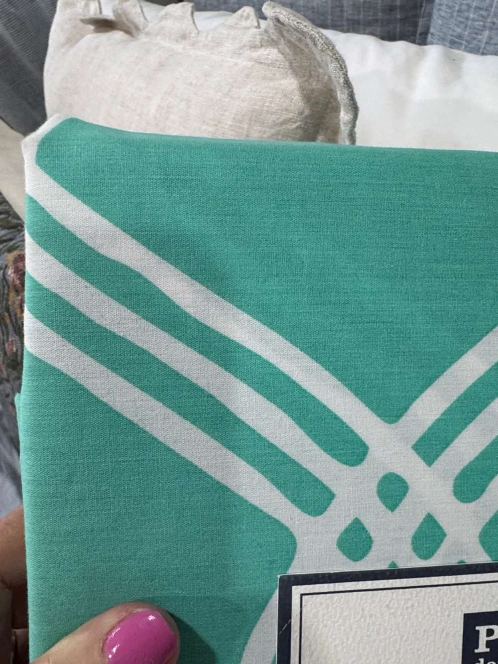 Pottery Barn infinity stripe