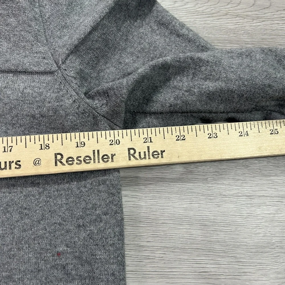 The North Face Sweater‎ Mens Medium Gray 1/4 Zip Mock Neck Knit Pullover