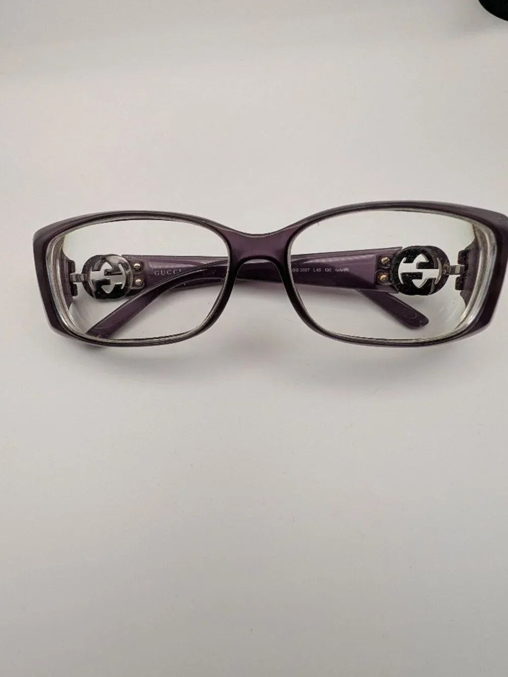 Gucci purple frame