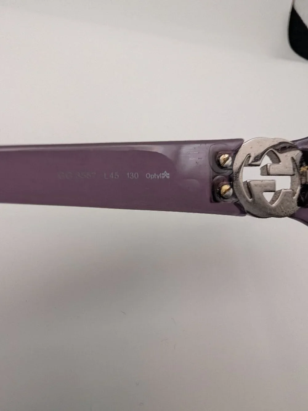 Gucci purple frame