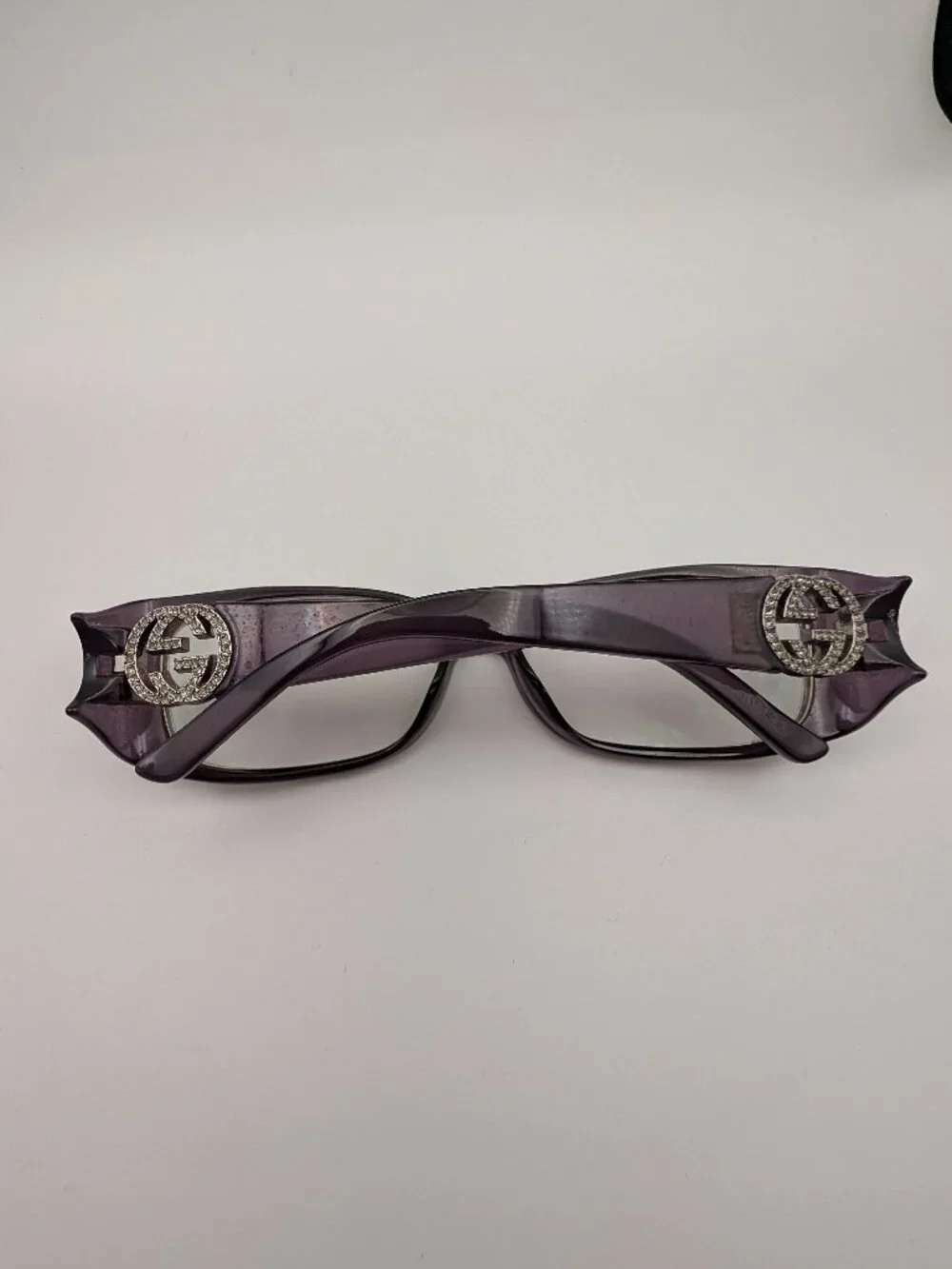 Gucci Glasses Purple Frame