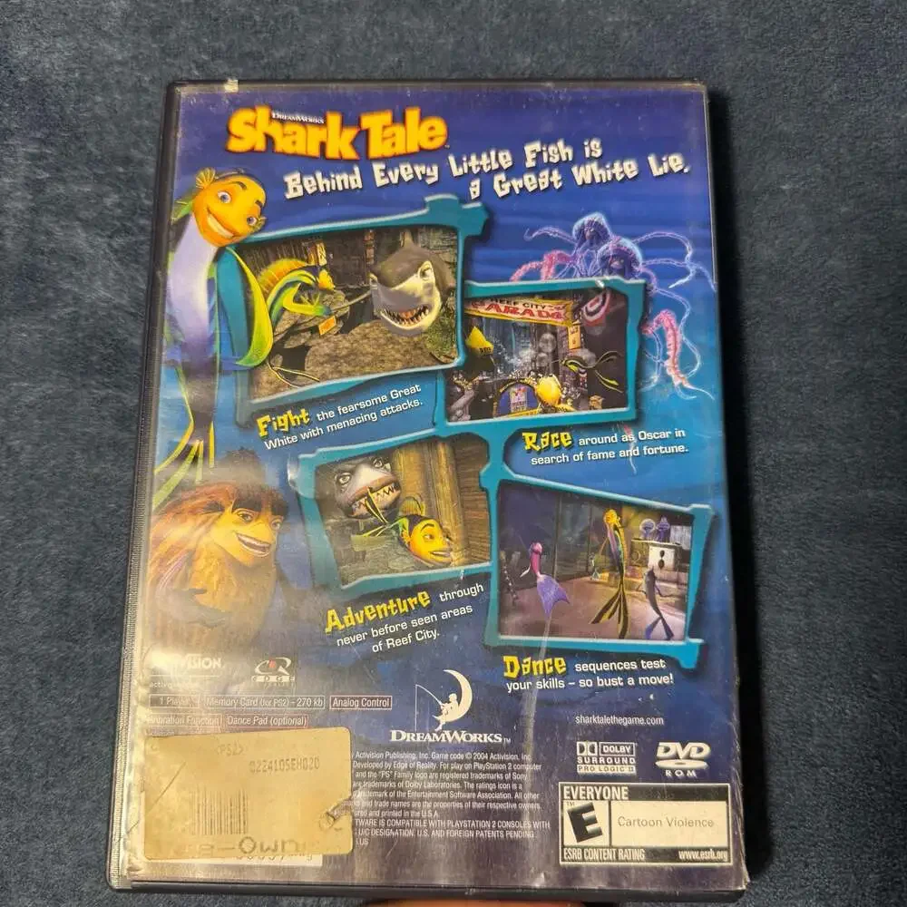 Shark Tale PlayStation 2 Video Game