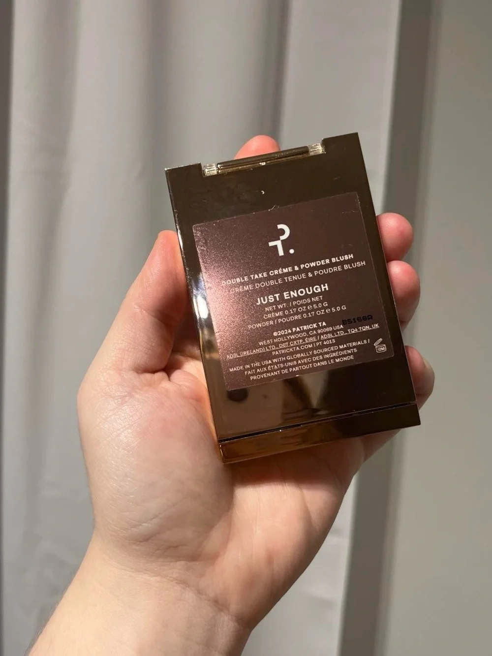 Patrick Ta compact slim case