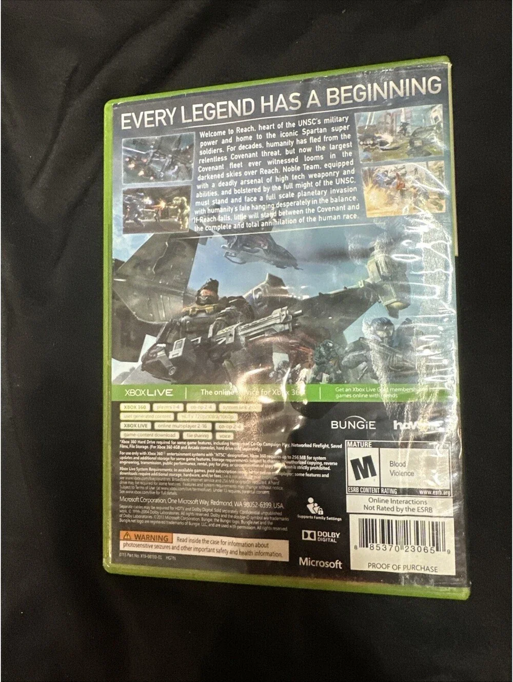 N/A halo reach