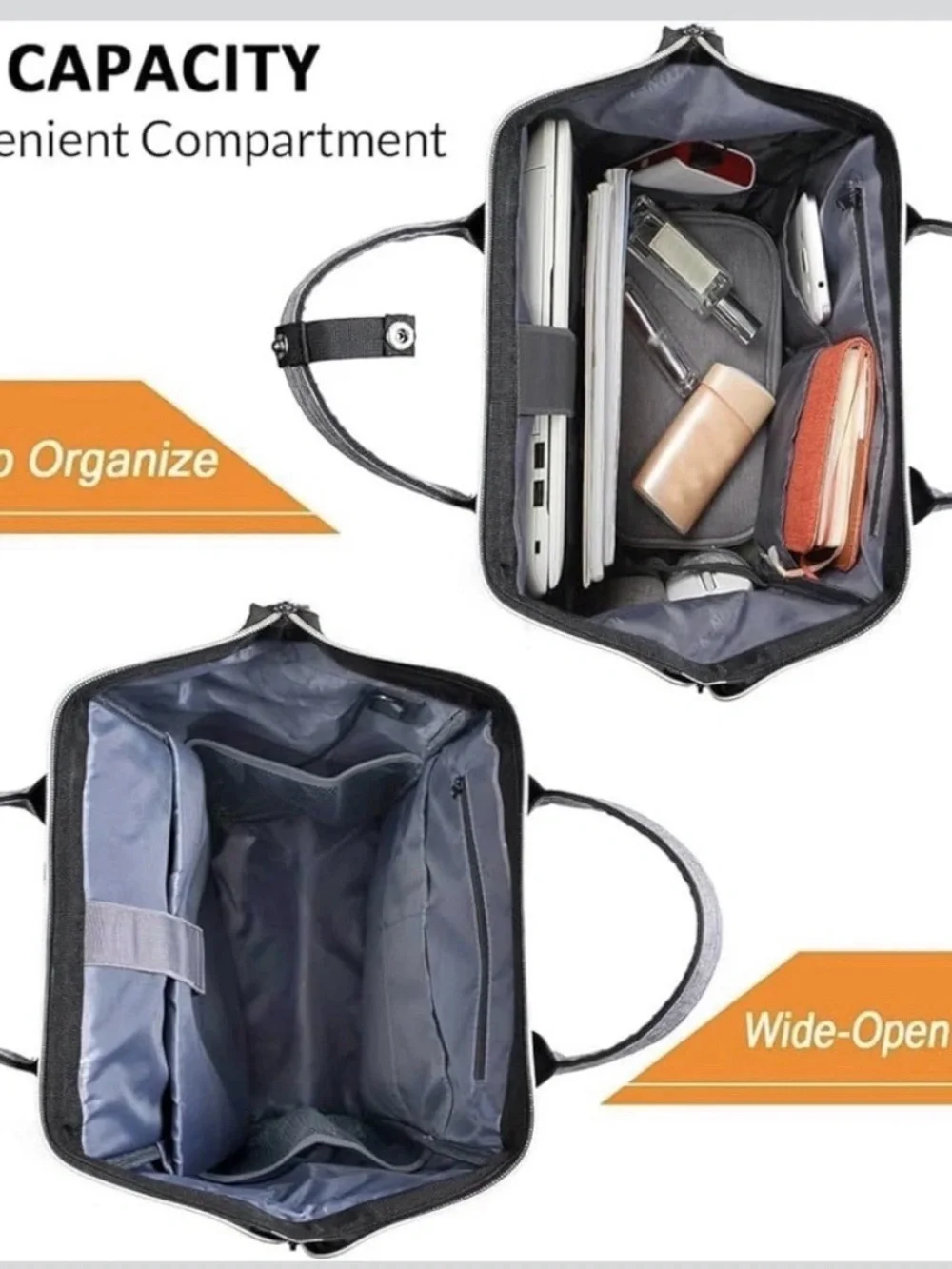 Laptop Backpack 15.6” USB Charging Anti Theft Travel Work School Bag