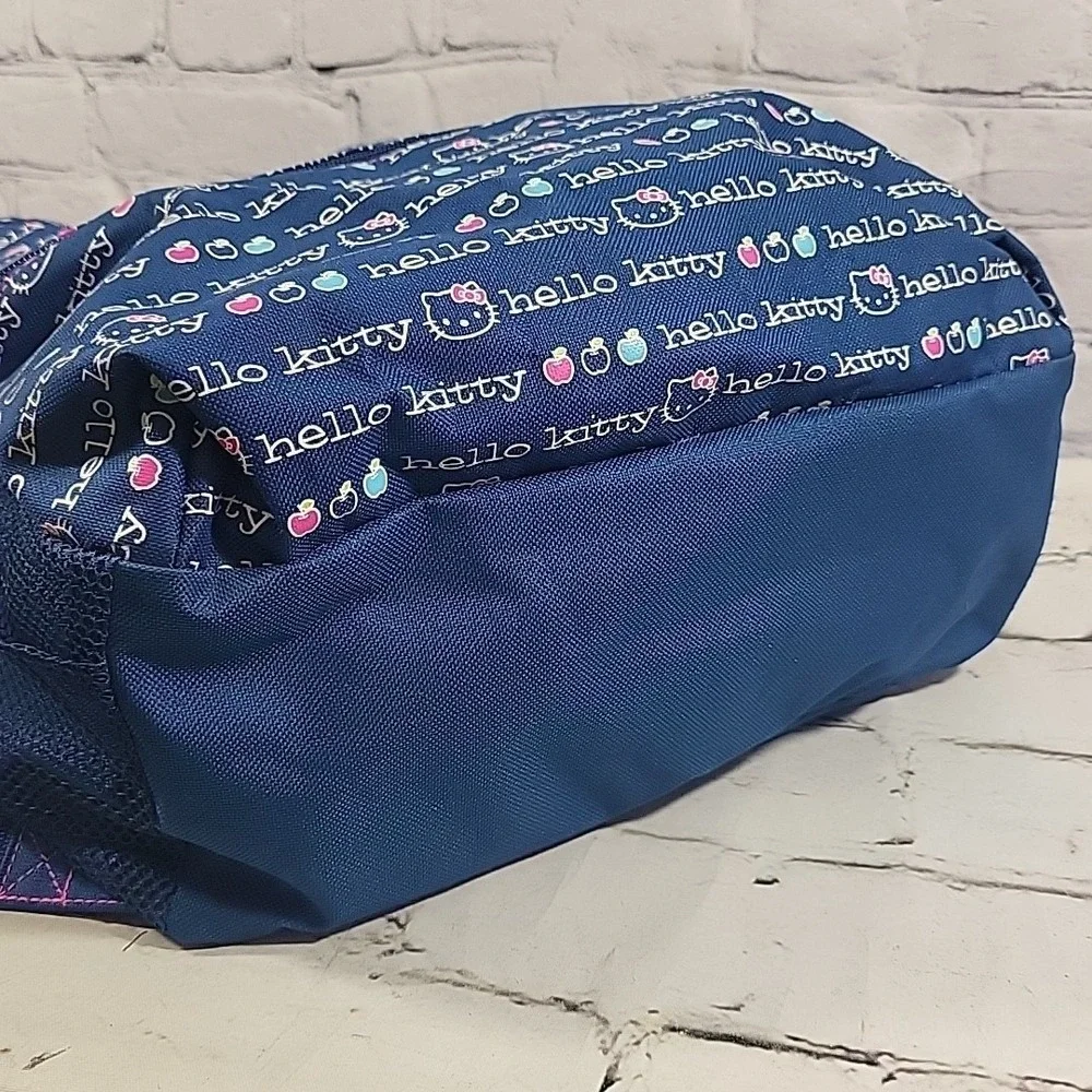 Sanrio Hello‎ Kitty Full-Size Backpack All-Over Brand Print School Book Bag