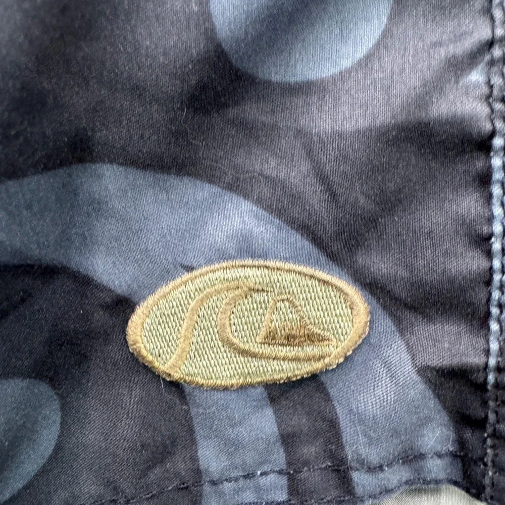Quiksilver Edition Swim Trunks Mens Medium Navy Blue 7.5