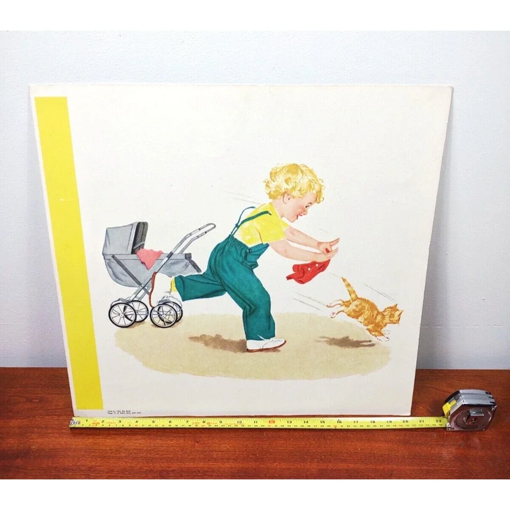 Dick and Jane vintage sided