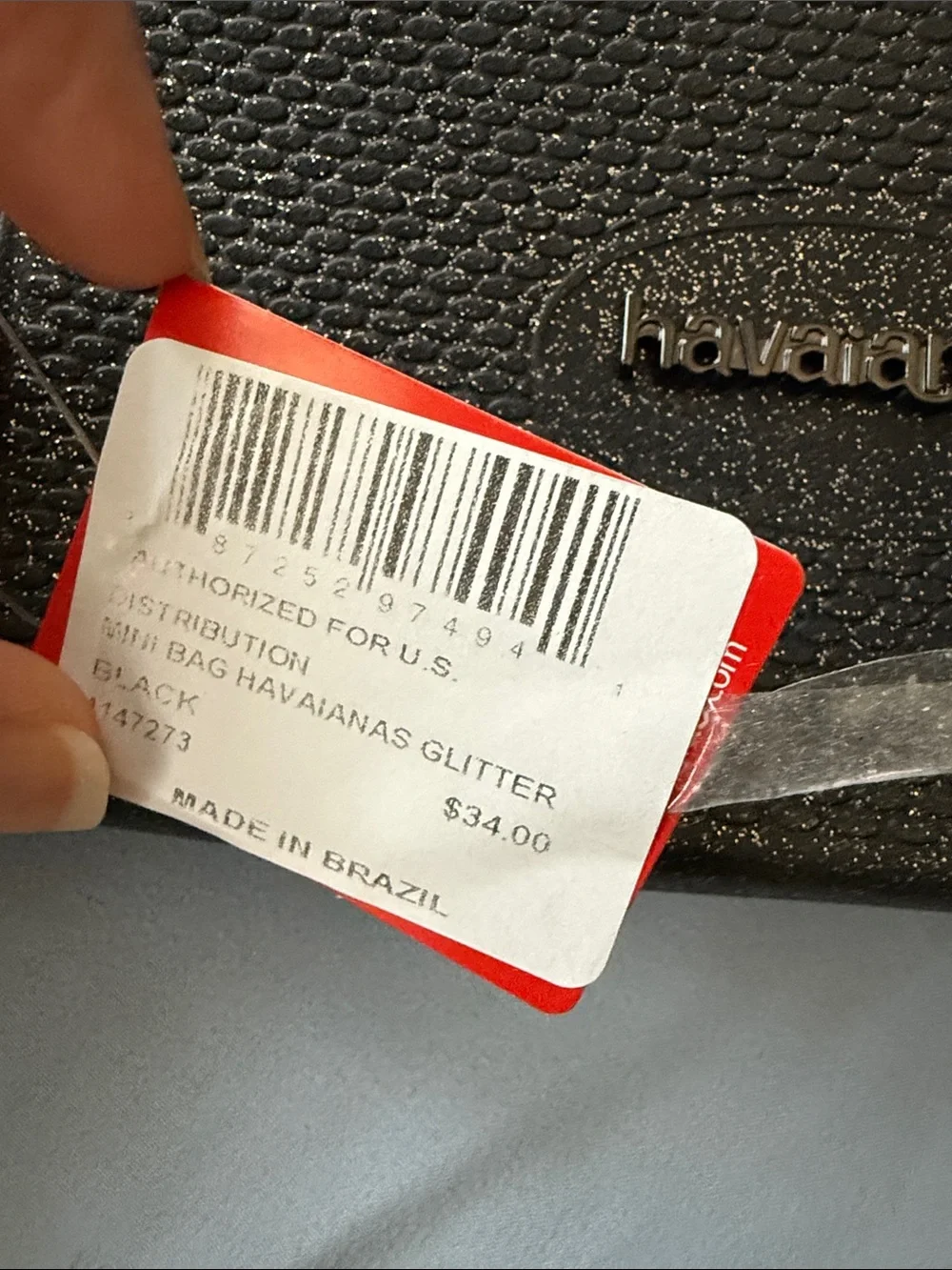 Havaianas wristlet glitter