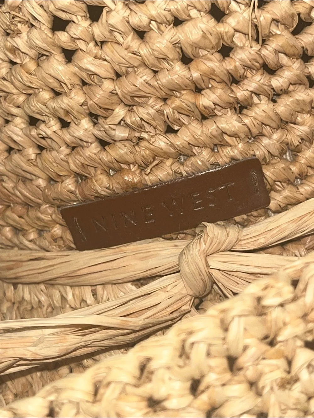 Nine West straw woven