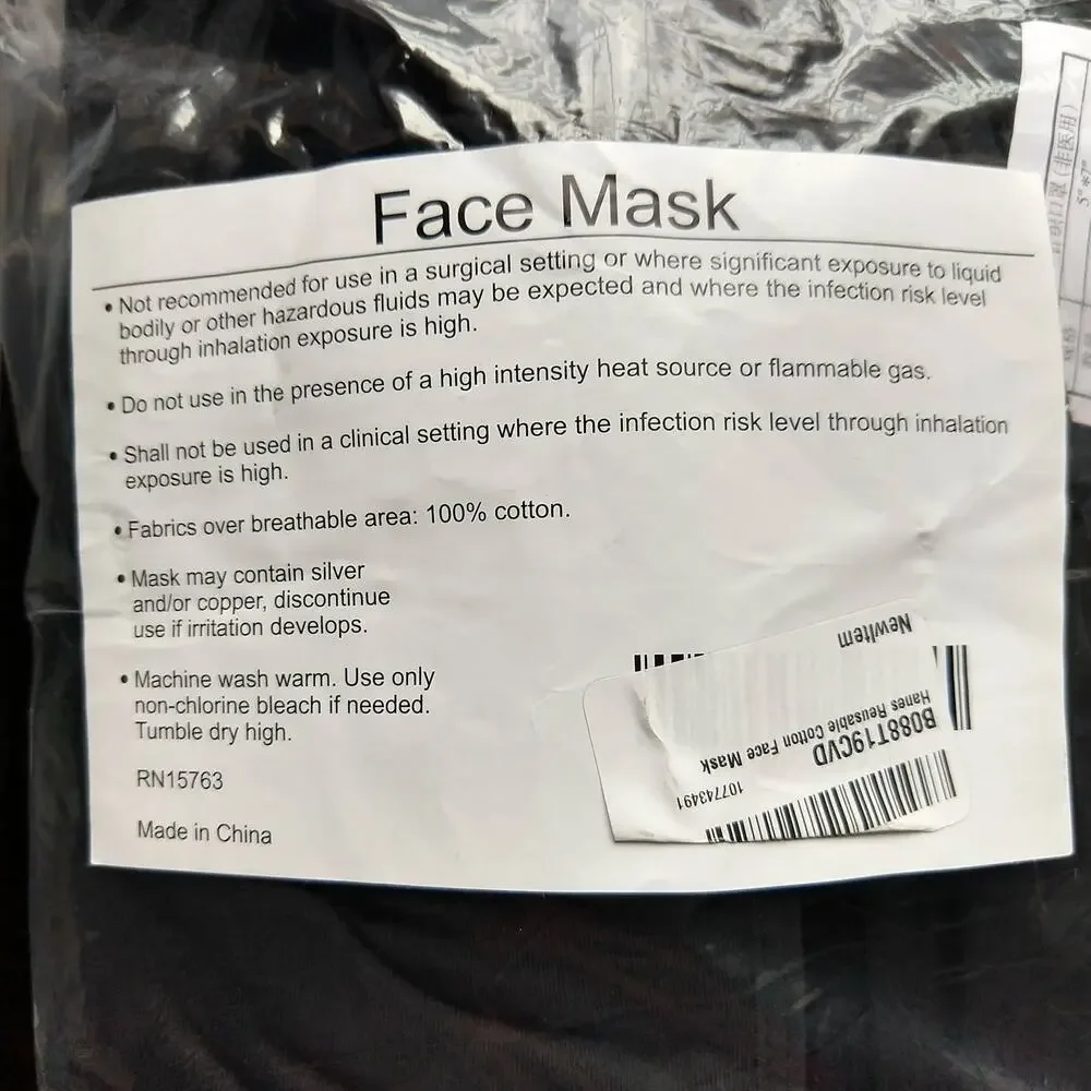 Hanes 10 black