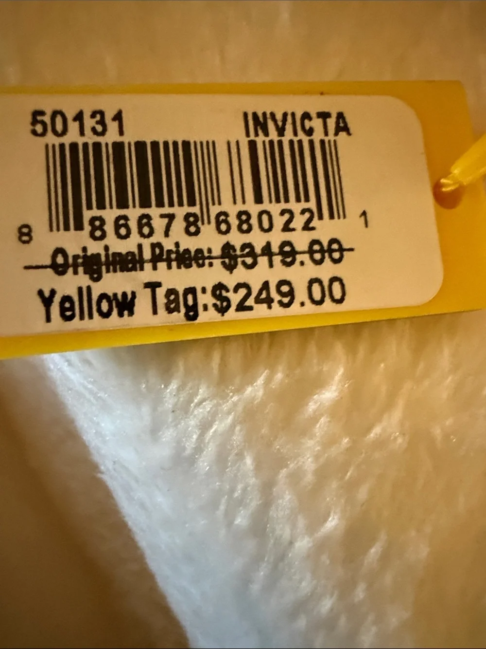 Invicta Gold and White Crystal-Accent Bracelet Watch