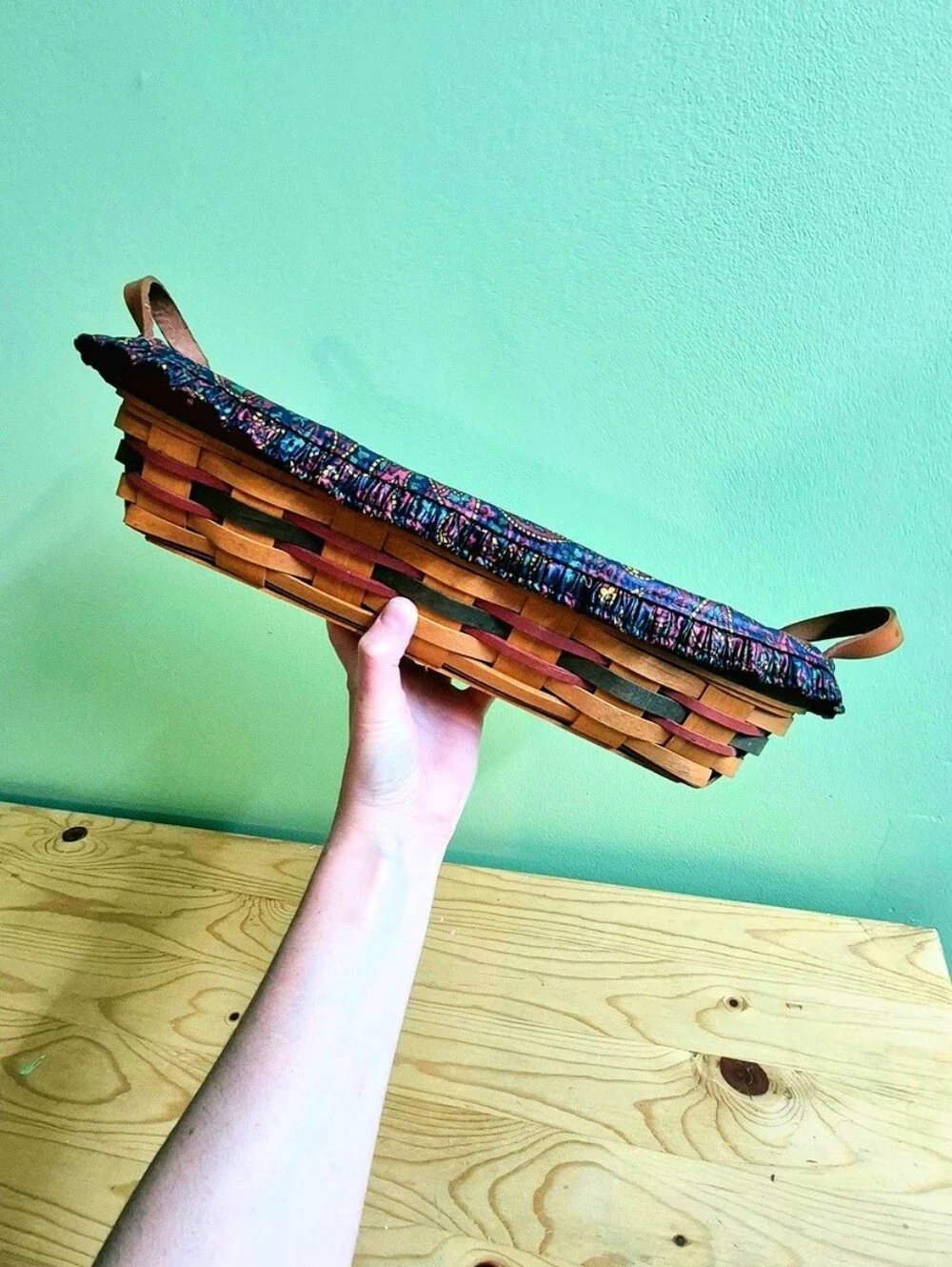 Longaberger handwoven dresden