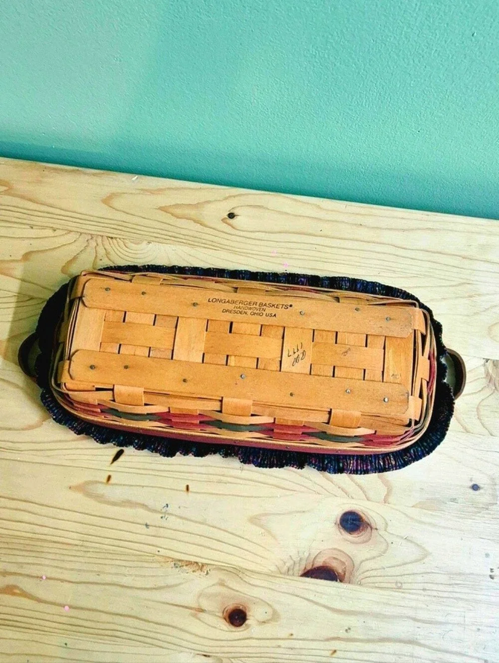 Longaberger handwoven dresden