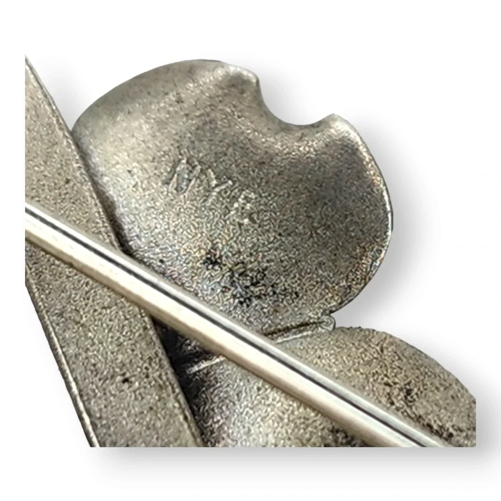 Stuart Nye Brooch Sterling Silver 925 Vintage Dogwood Flower Pin Signed