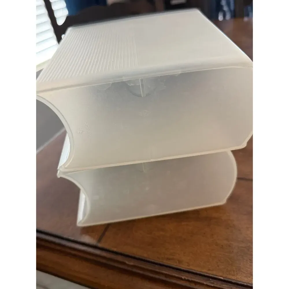 2- 1.6L Tupperware Modular Mates Super Cereal Storer containers