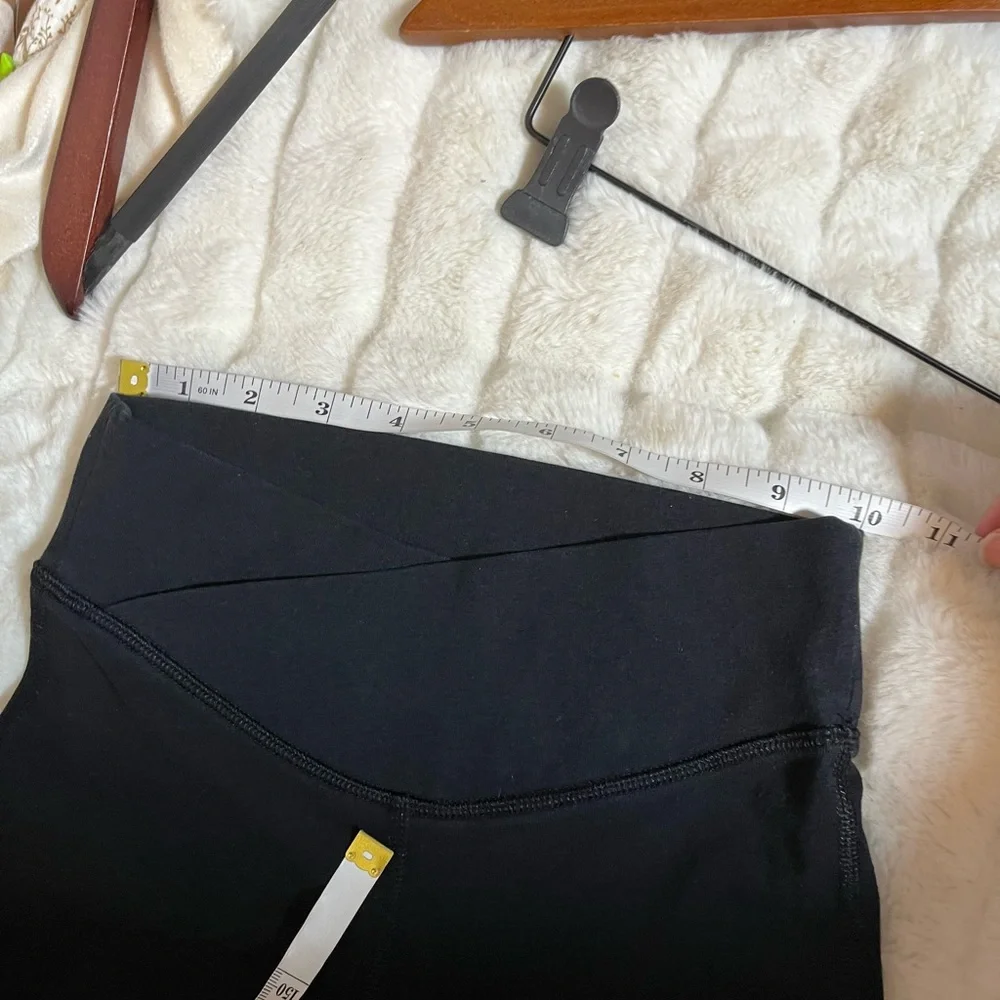 Old Navy Girls M/8 Black Criss Cross Yoga Pants Flare Spring Sporty School NYC