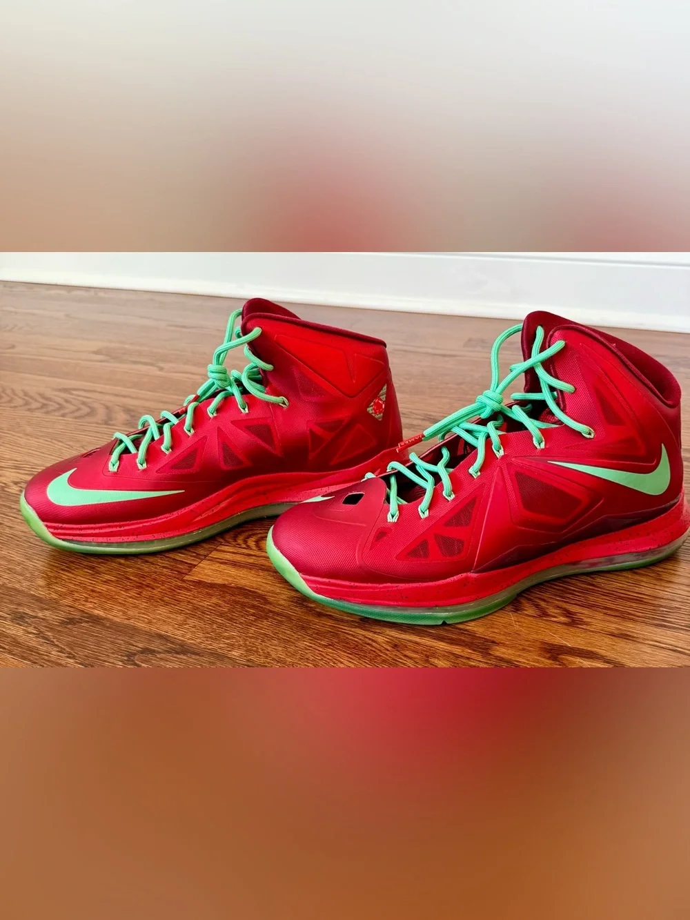 Nike LeBron X Christmas Size 14 New OG Box DS