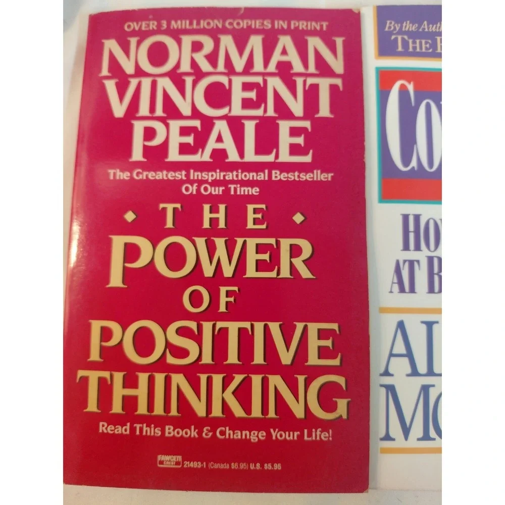 Vintage Self Help Book Lot Power Positive Thinking Confidence Seeds of Greatness