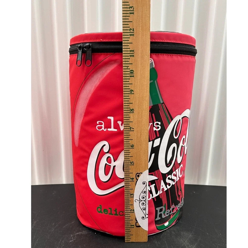 Coca-Cola 1999 Insulated Cooler Bag Red Can Shape Shoulder Strap Vintage NEW