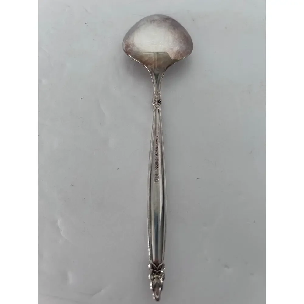 Garland 1847 Rogers Bros International Silver Serving Spoon & Cream Spoon