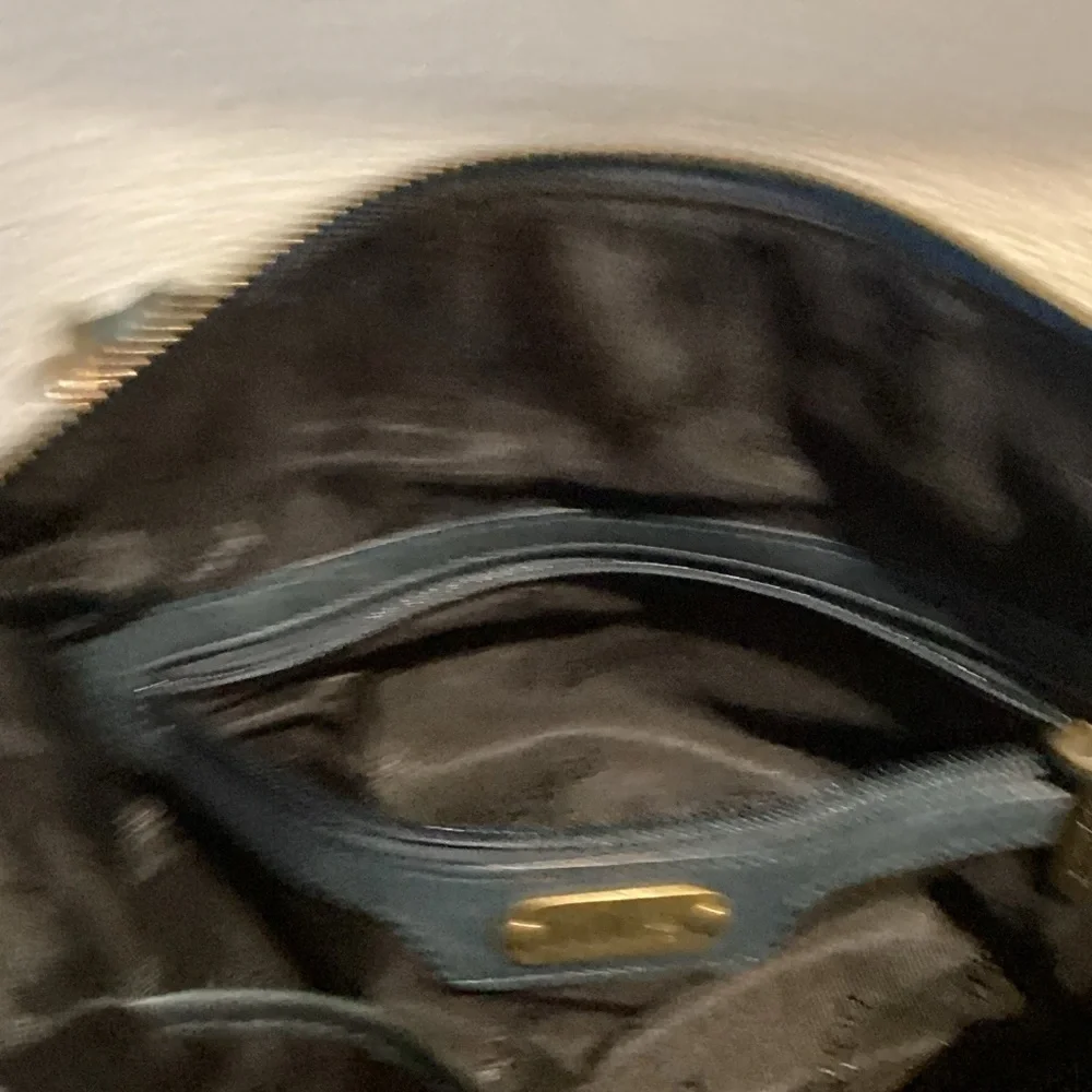 Botkier Teal Leather Satchel with Gold Accents