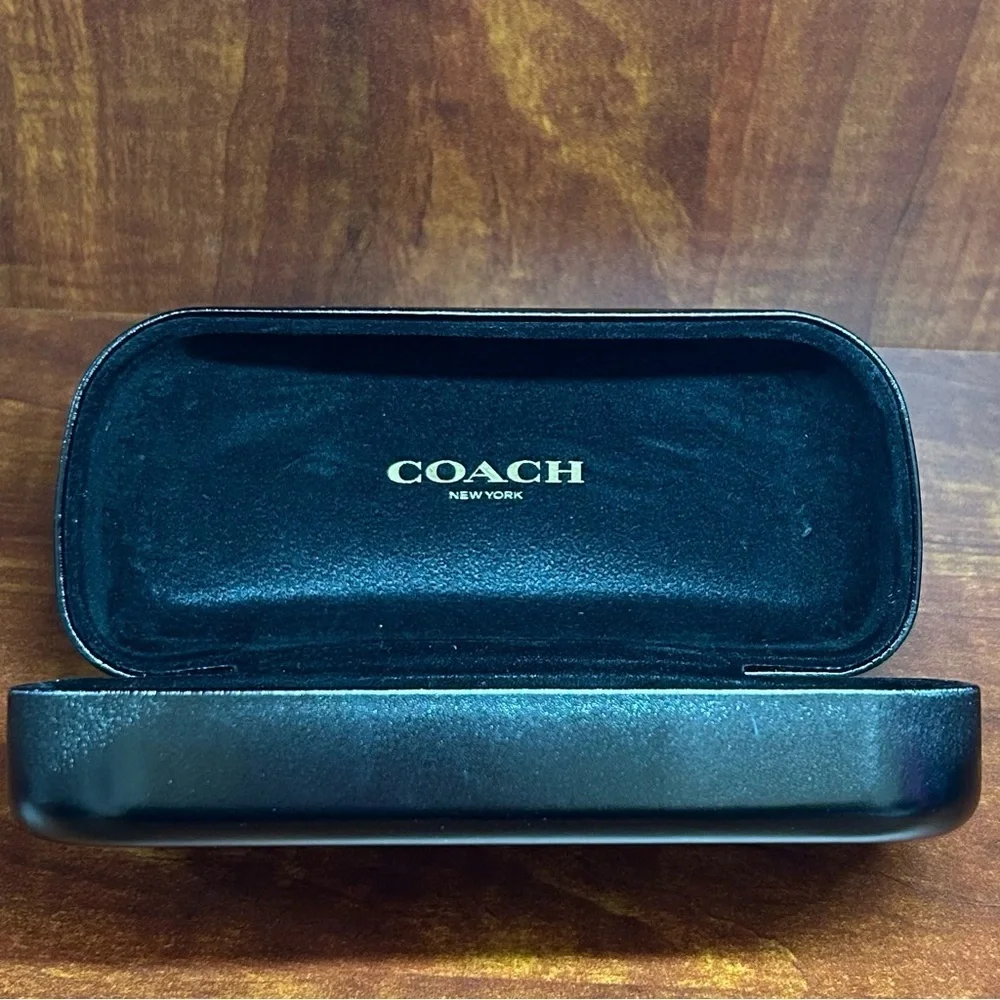 Coach Hard Shell Black Eyewear Case EXCELLENT COND!