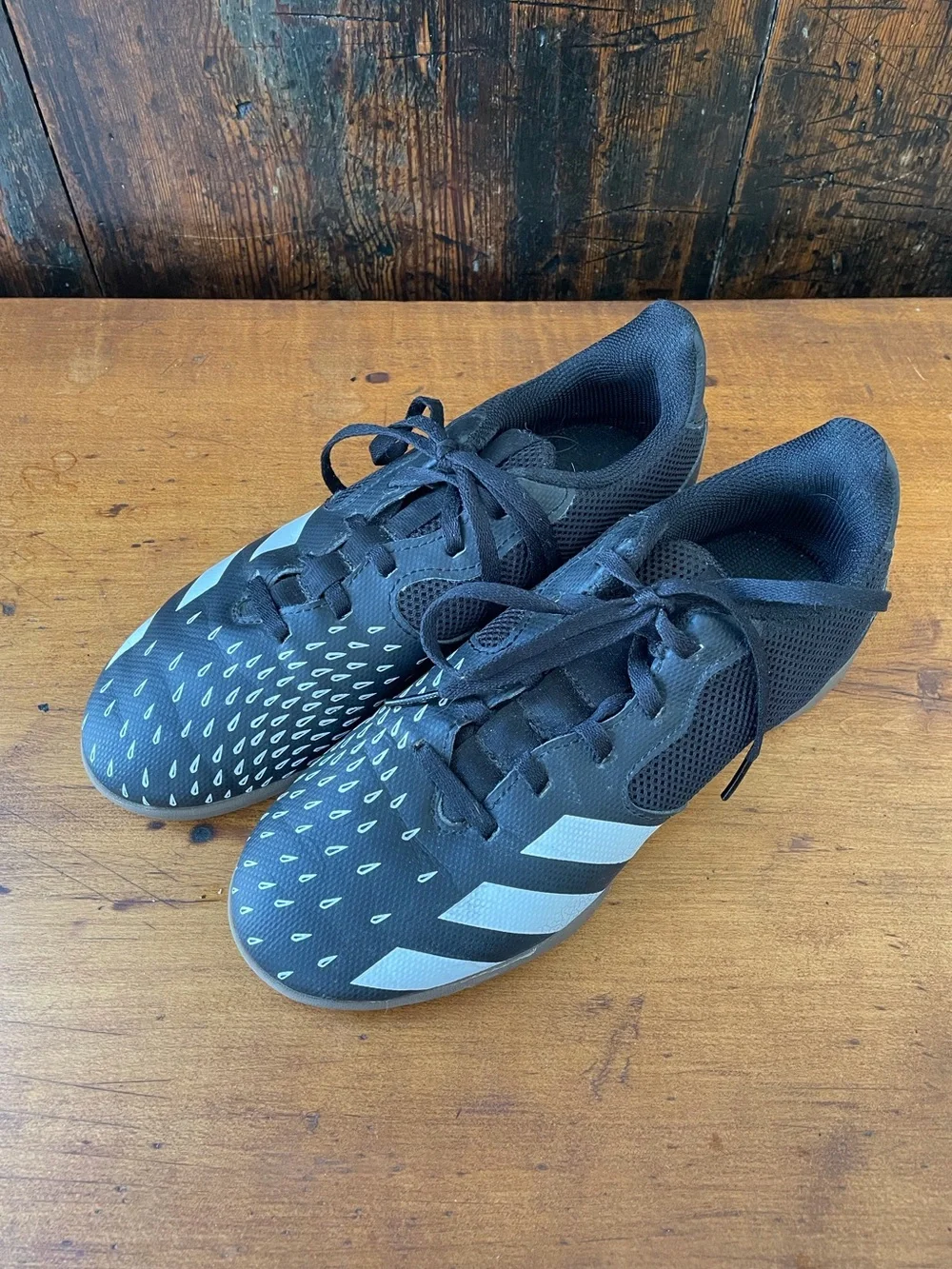 Adidas Predator Freak .4 Sala Men's Size 5 Black White Indoor Soccer Shoes