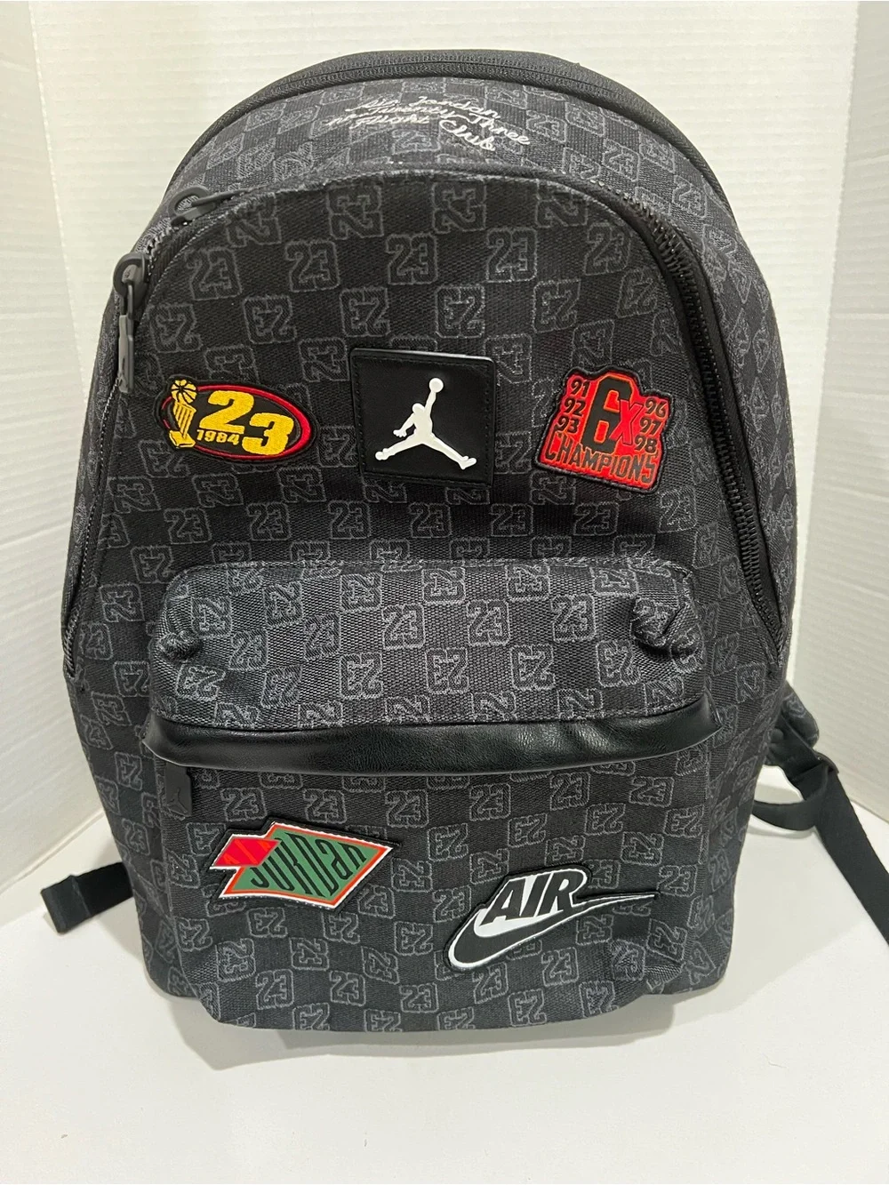 Air Jordan Monogram Backpack in Black/Patches Hard to Find! NEW!