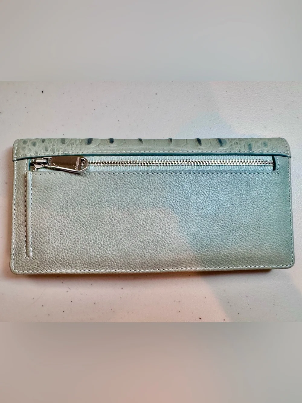 Brahmin croc embossed