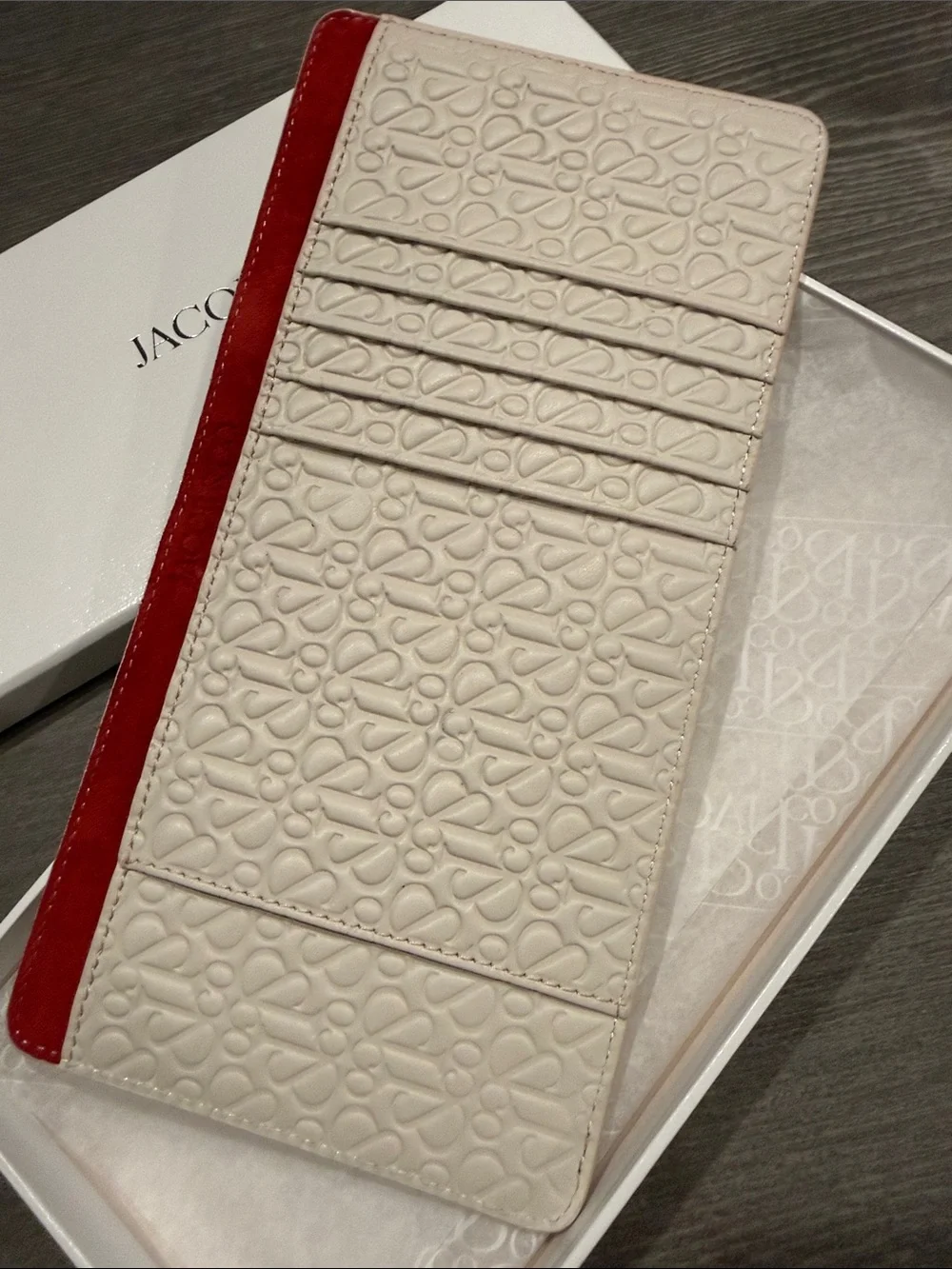 Jacob & Co Genève embossed leather