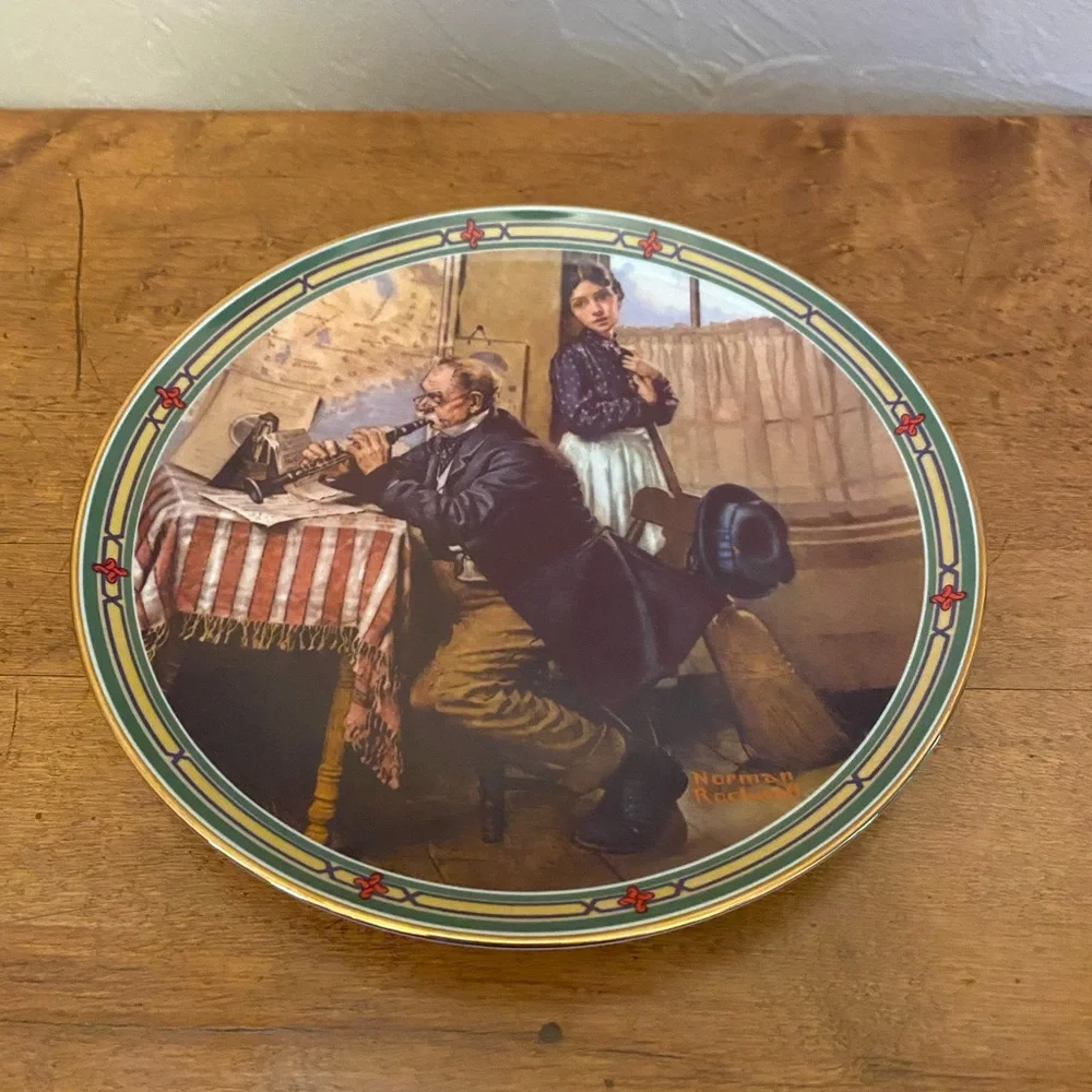 Knowles Collector Plate Norman Rockwell The Musicians Magic