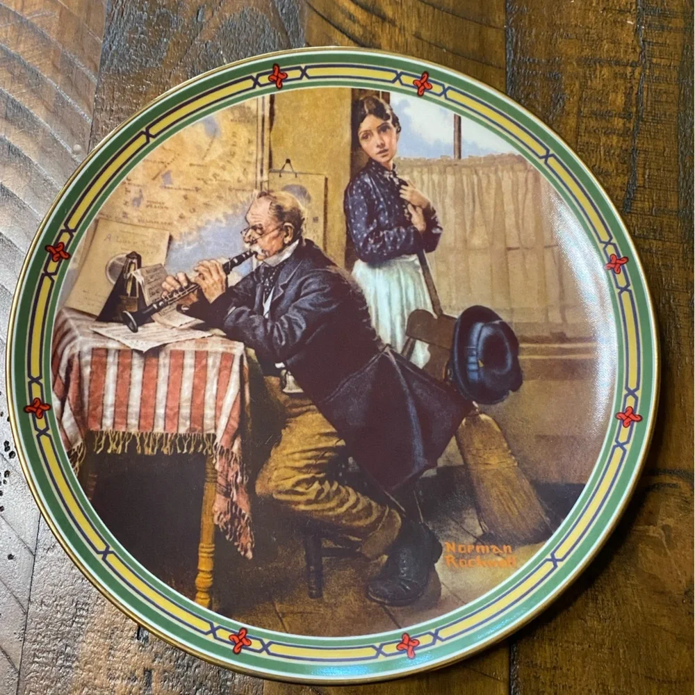 Knowles Collector Plate Norman Rockwell The Musicians Magic