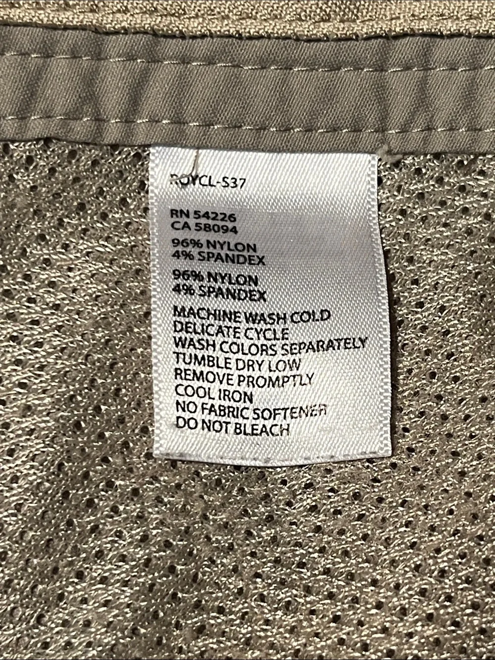 Royal Robbins drying photo