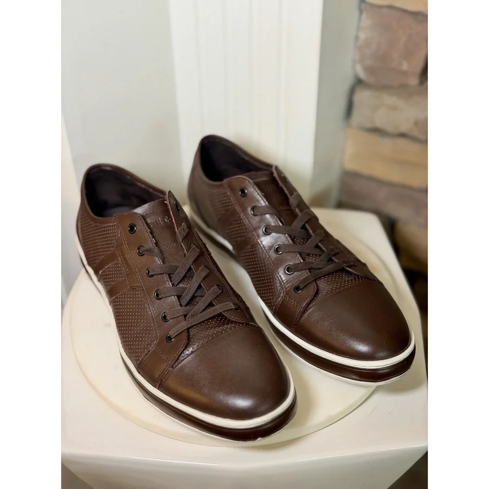 Kenneth Cole New York Brand Wagon 2 Men's Size 11 M Brown Leather  Sneaker