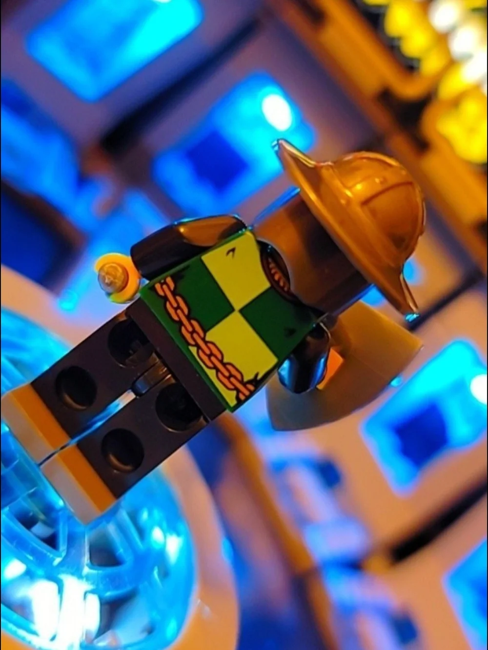 Building Block knight minifigure