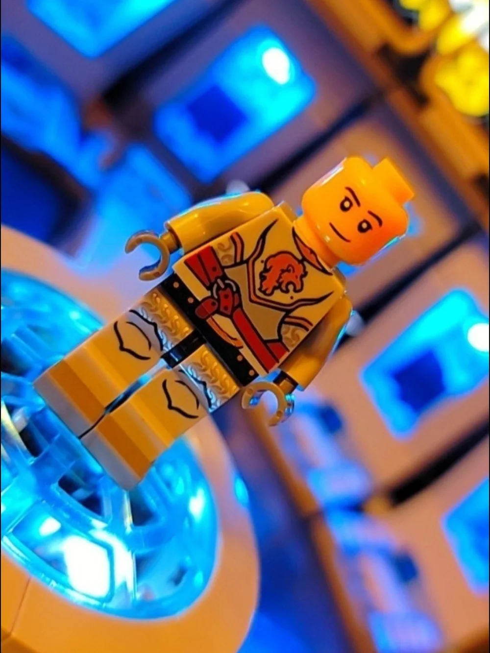 Building Block knight minifigure