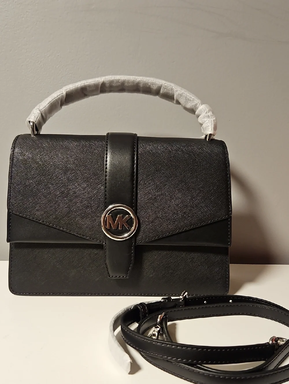 Michael Kors Greenwich Saffiano Leather Satchel