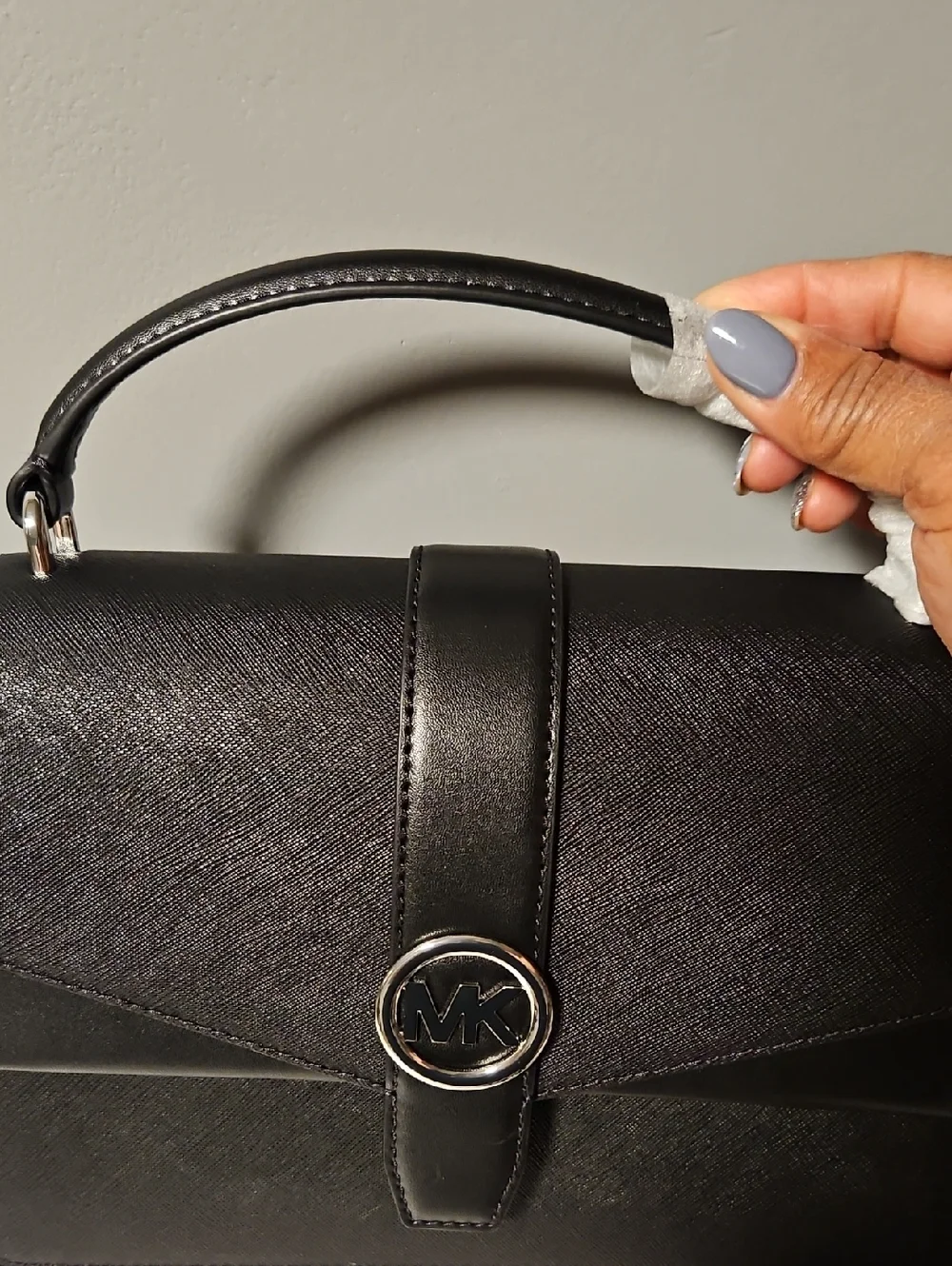 Michael Kors Greenwich Saffiano Leather Satchel