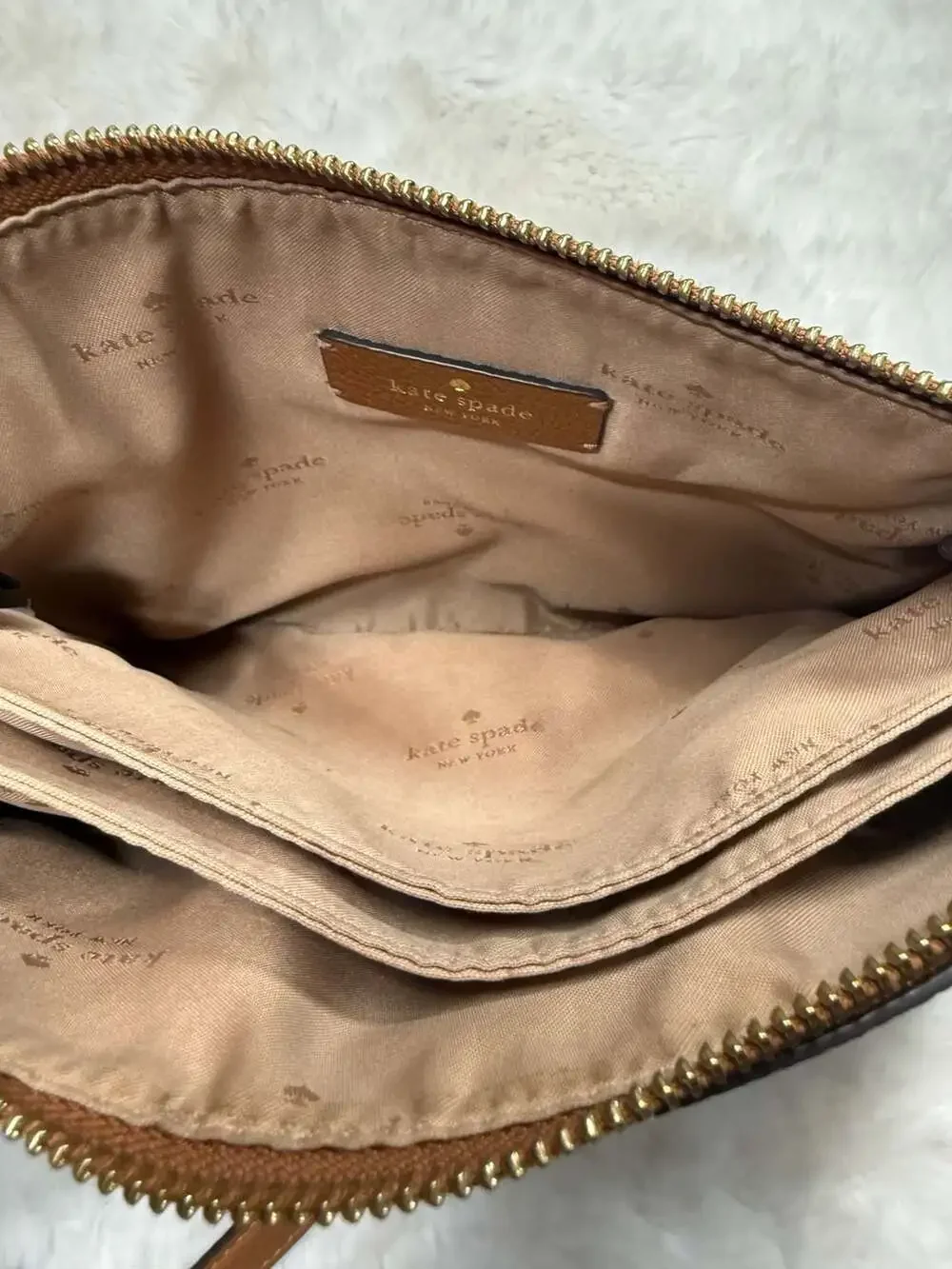 kate spade brown triple