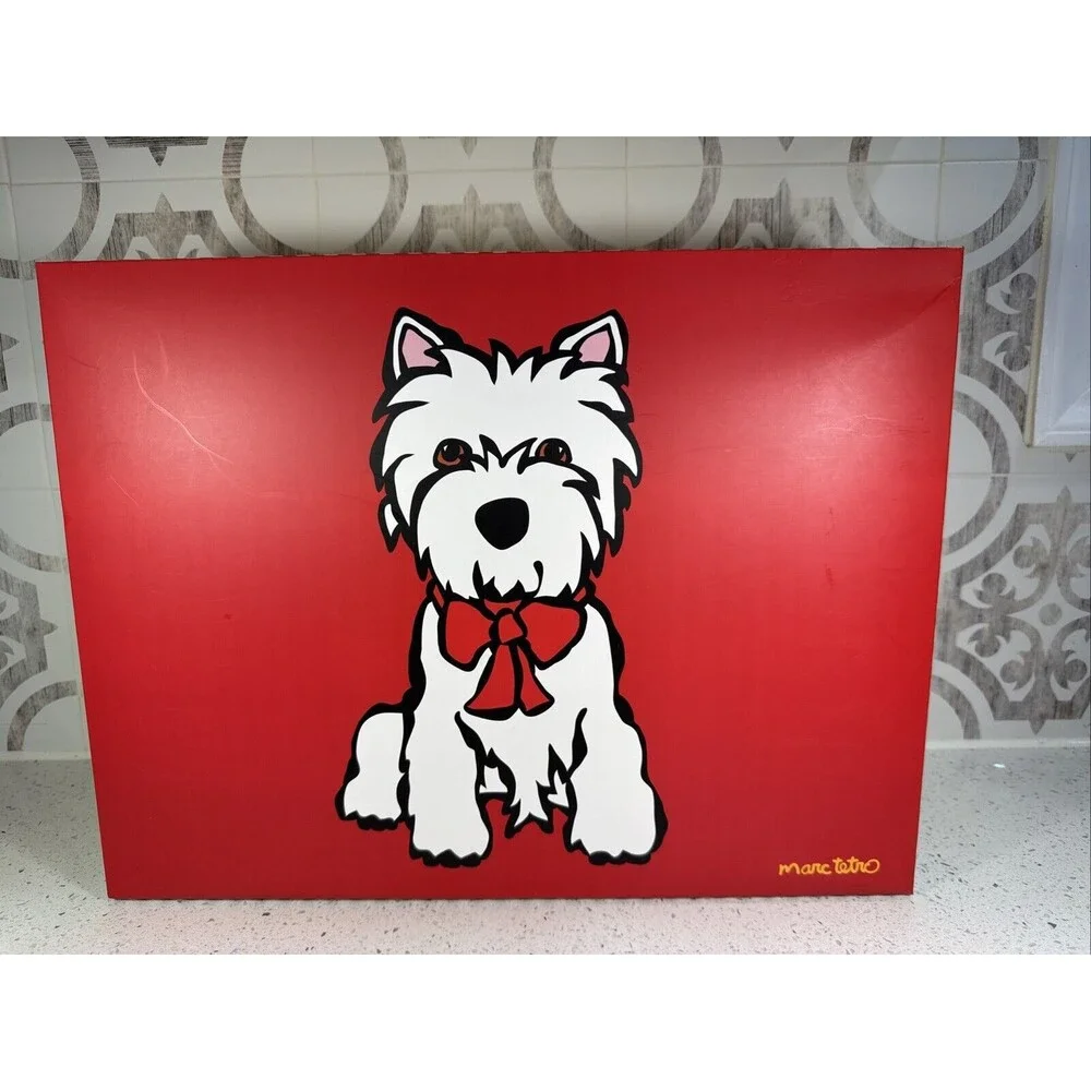 Marc Tetro 3 Pc Gift Set Mini Backpack Keychain Cardholder Purse Scottie‎ Dog