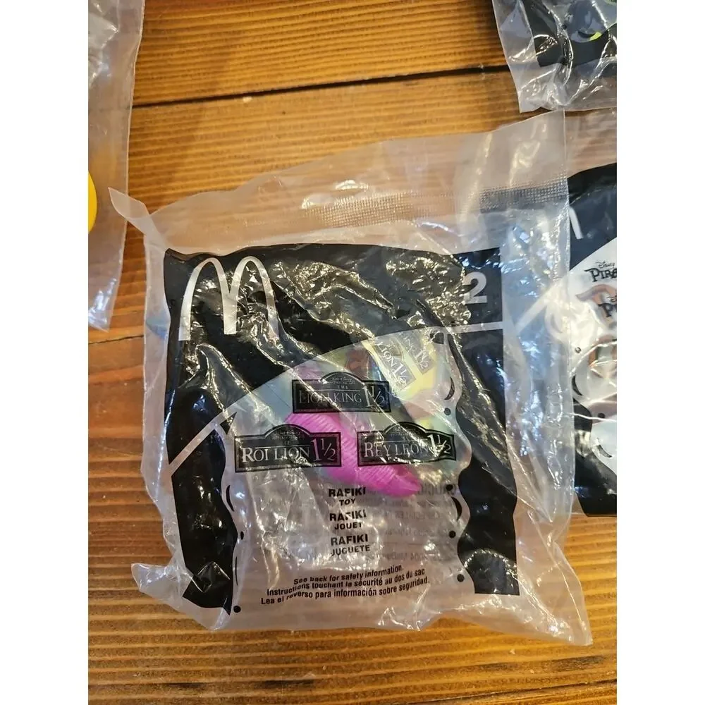 Lot Of 8 Disney McDonald's‎ Happy Meal Collectible Toys 2002-2006 Sealed