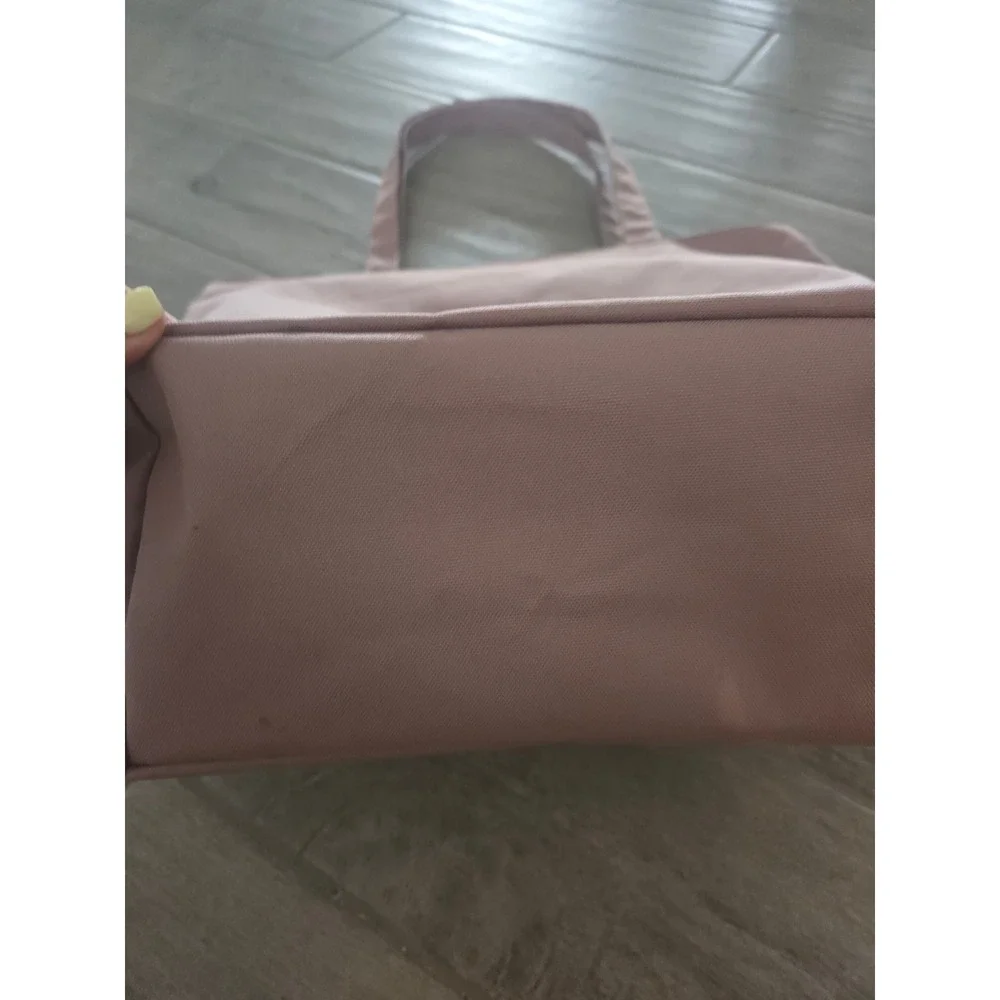 Herschel Supply Co Alexander Zip Tote‎ Bag Ash Rose Pink Canvas Zippered Large
