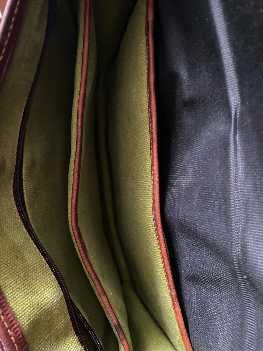Vintage genuine leather