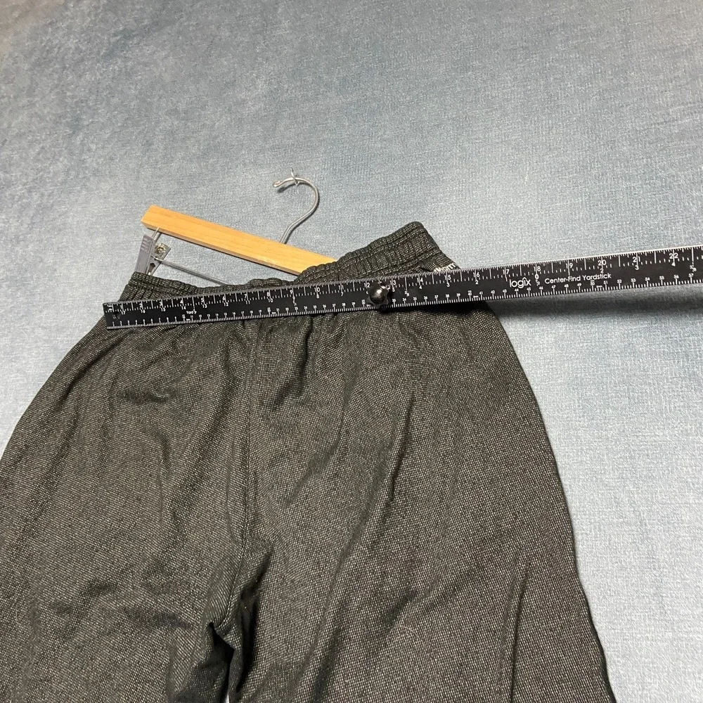 Adidas Climawarm Sweatpants Mens Large Black Logo Drawstring Waist Tapered Leg