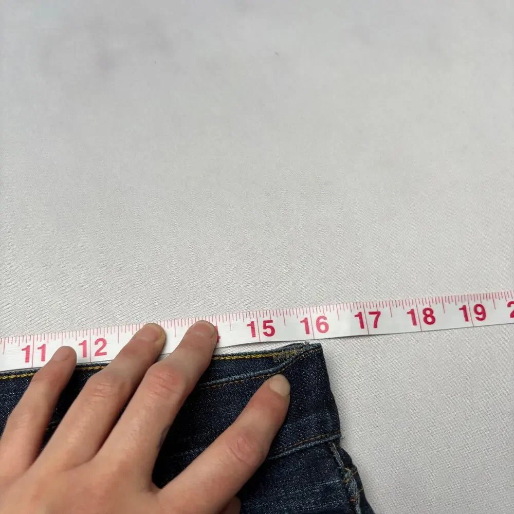 RRL Double RL Slim Fit Japan Woven Selvedge Denim Jeans Men's 30x34 Whiskering