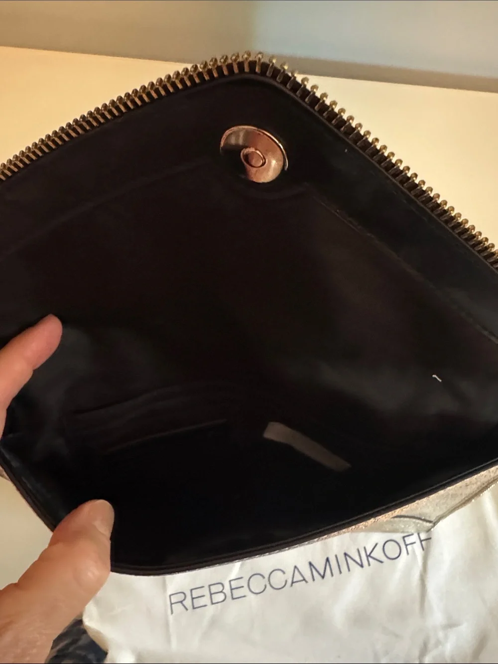 Rebecca Minkoff sleek envelope