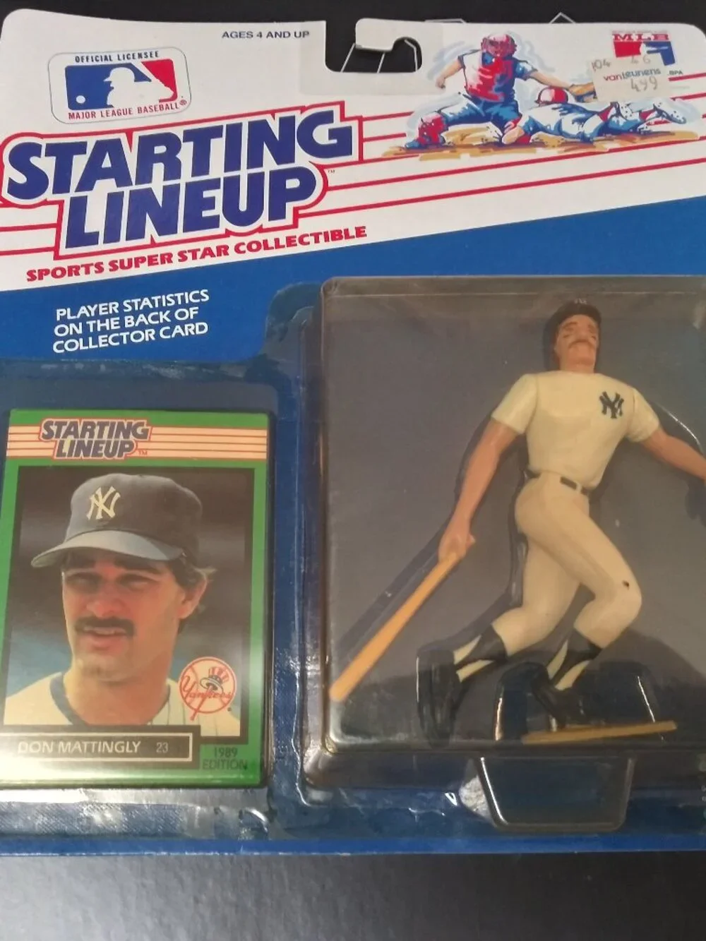 Original Vintage 1989 Don Mattingly Yankees Starting Lineup New In Box YANKEES