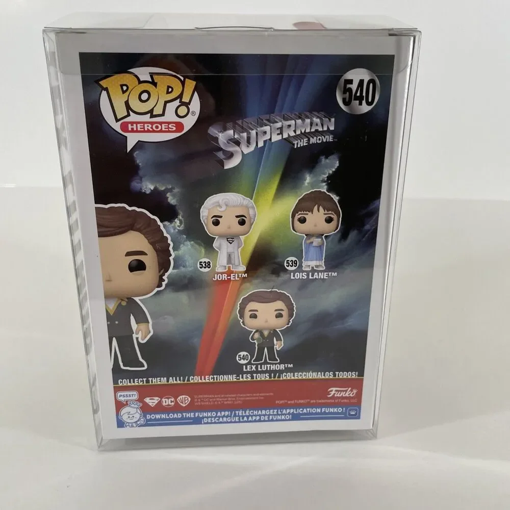 FUNKO POP! HEROES: SUPERMAN THE MOVIE-LEX LUTHOR #540 WITH PROTECTER