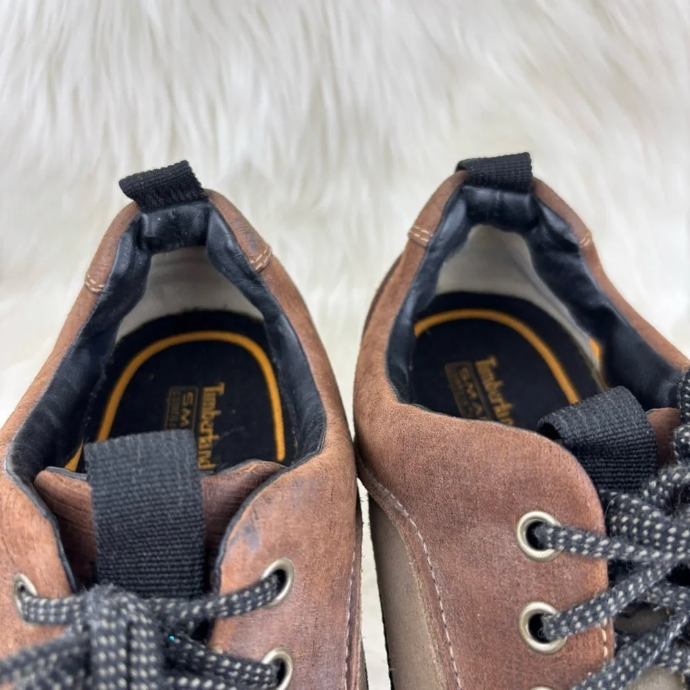 Timberland Brown and Black Sneakers with Rugged Design
